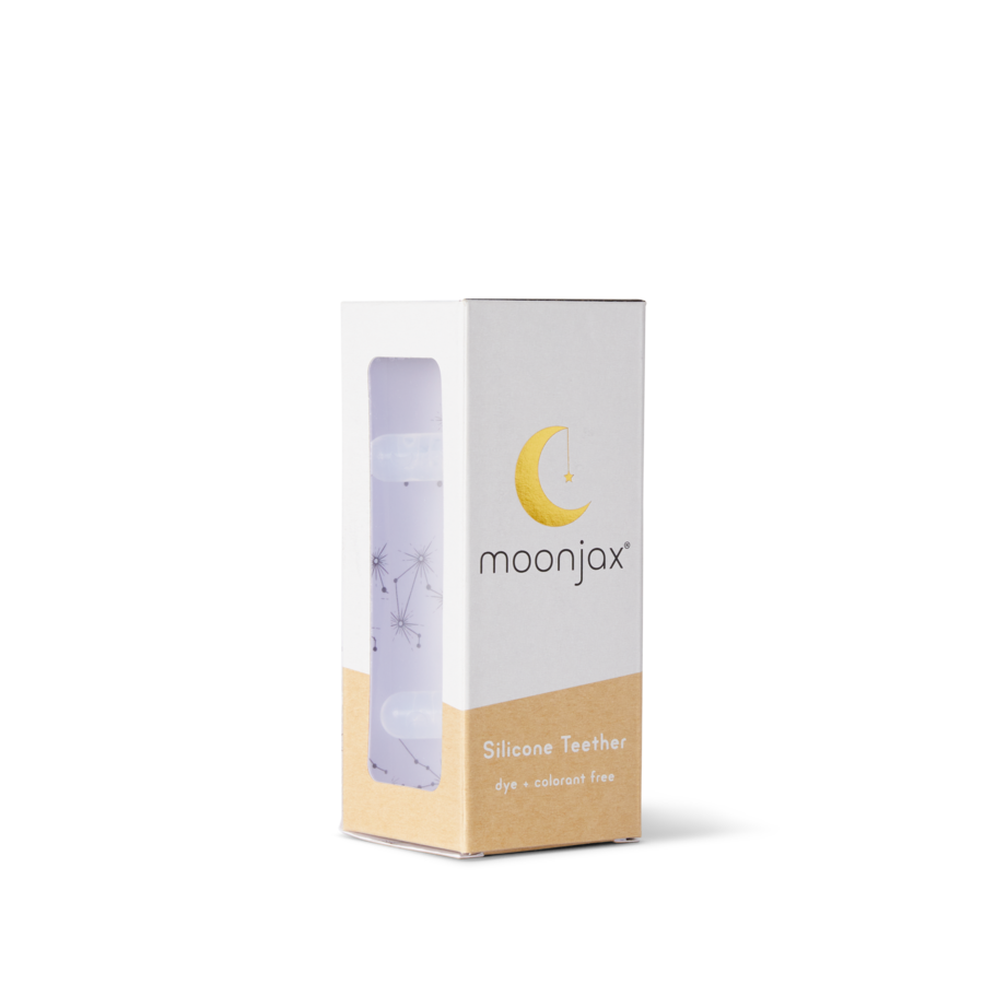 Moonjax - Moonjax® Baby Teether, Original Clear Silicone