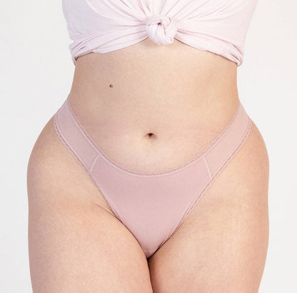 Organic Cotton Mid Rise Thong