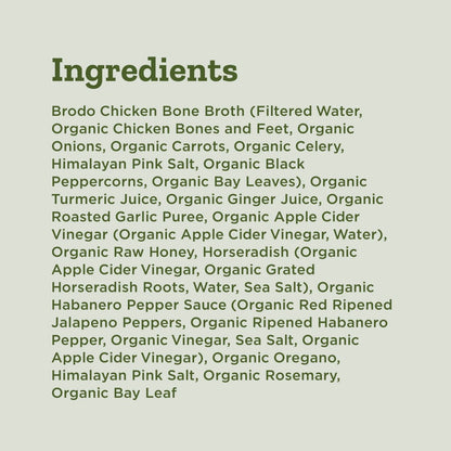 Organic Fire Cider Bone Broth by Brodo Broth Company