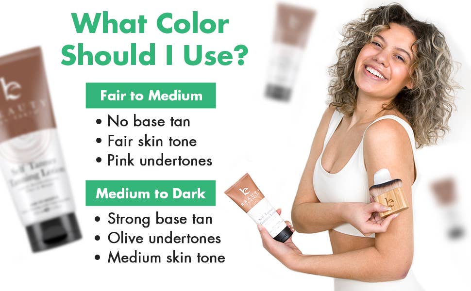Beauty By Earth - Self Tanner Body Lotion 7.5oz, (2 Shades)