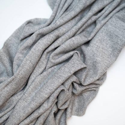Christmas Luxury Herringbone Cashmere Blanket Throw RCLJ