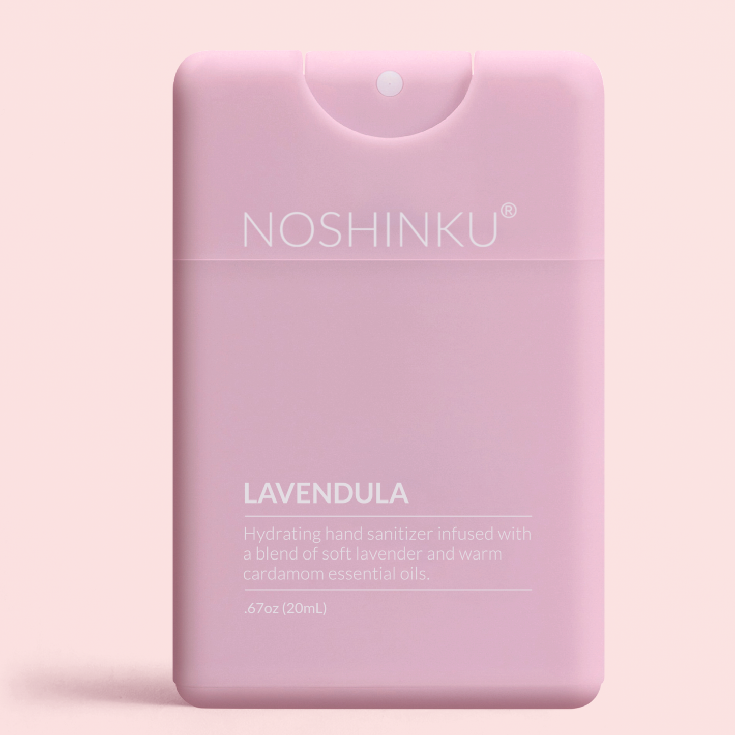 Noshinku - Refillable Lavender Ultra-Moisturizing Pocket Hand Sanitizer
