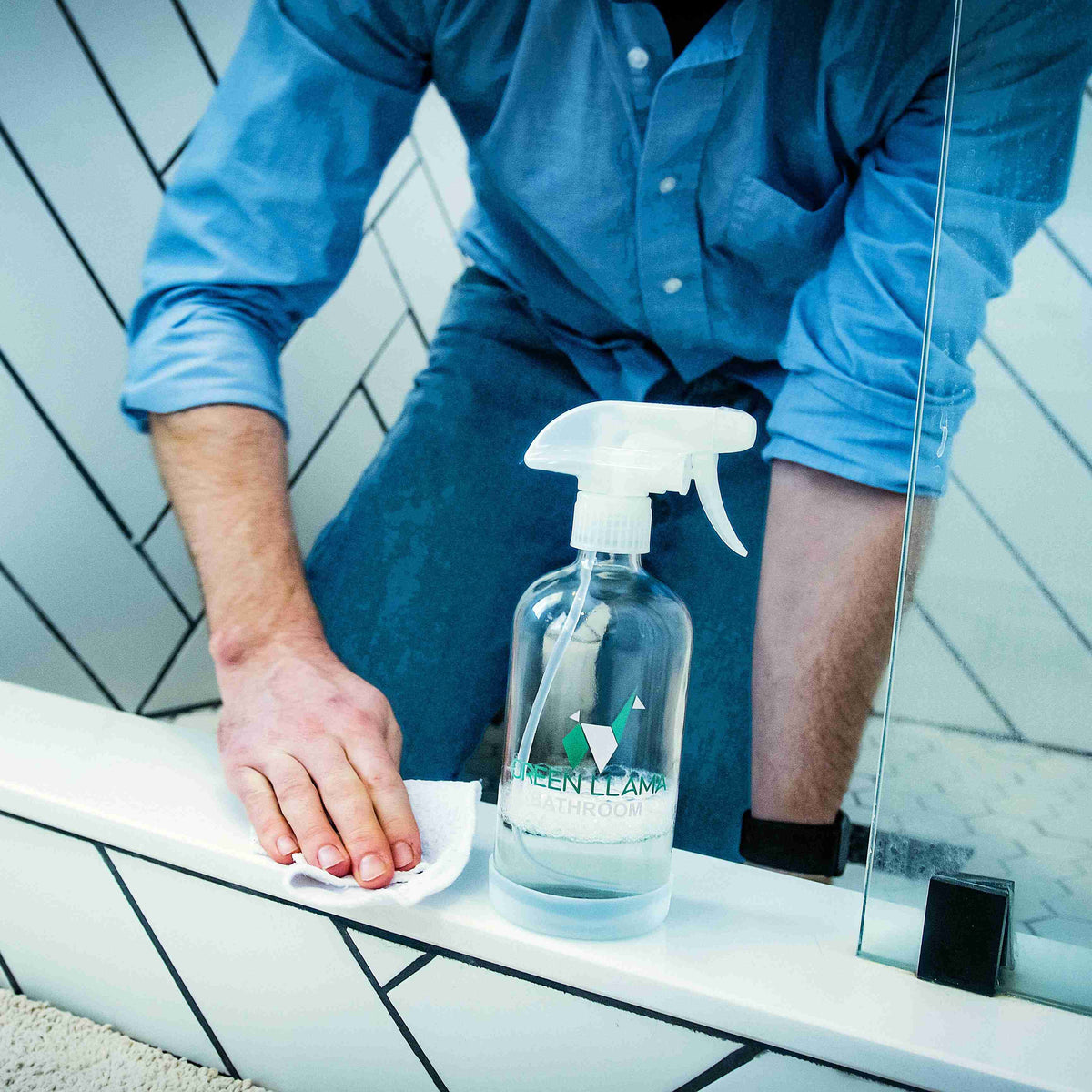 Bathroom Cleaner Refills - Lavender Fragrance PACK OF 3 by Green Llama