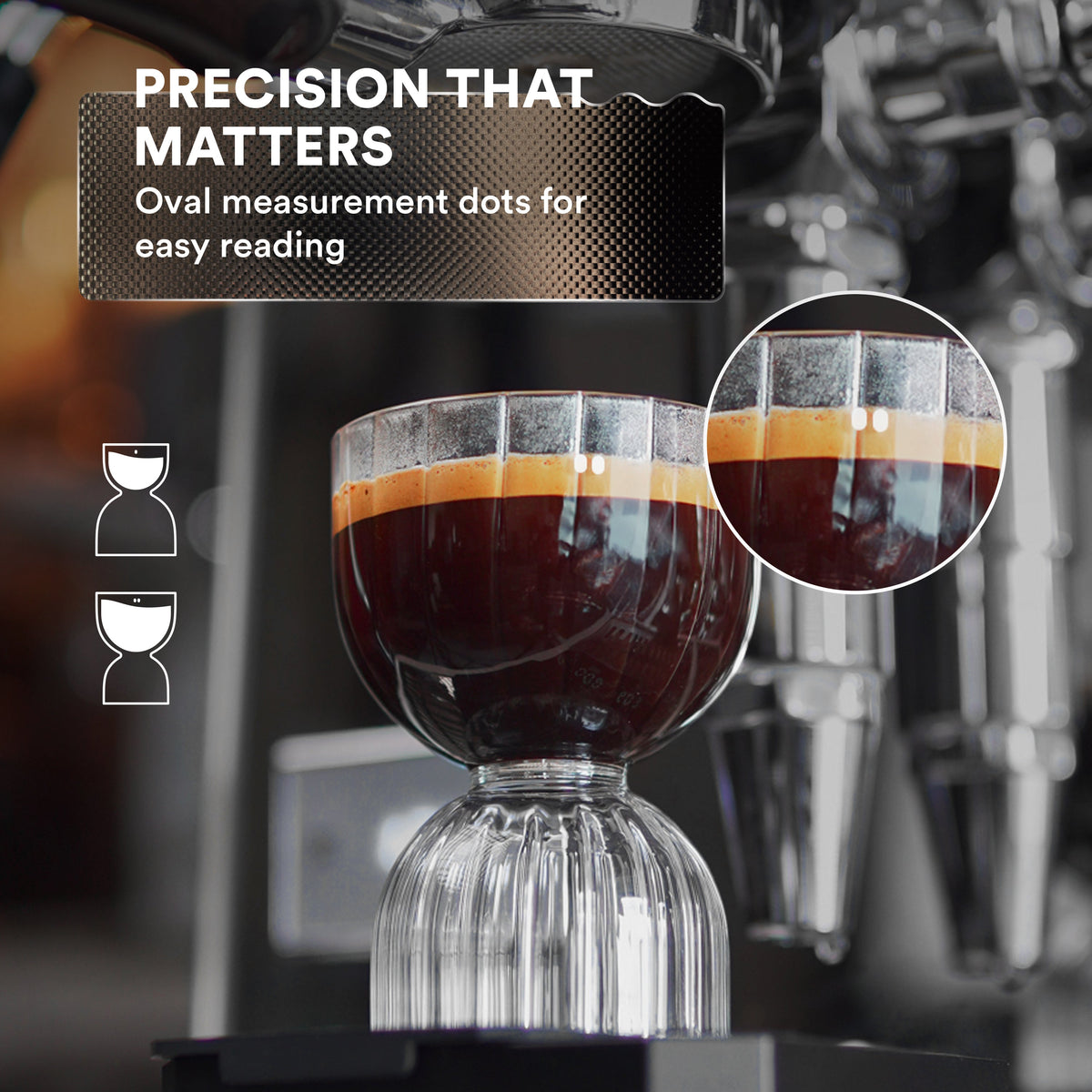 Espresso Shot Glass (Set of 2) by Ovalware