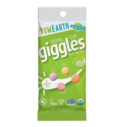 Organic Sour Giggles Singles by Yum Earth