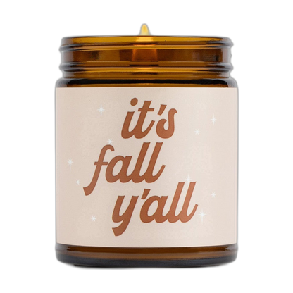 It's Fall Y'all Jar Candle