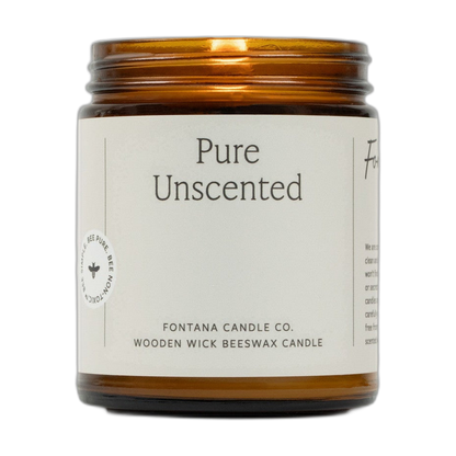Pure Unscented Jar Candle