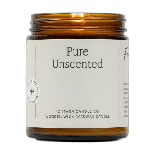 Pure Unscented Jar Candle by Fontana Candle Co