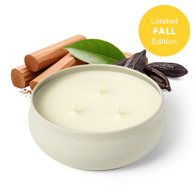 Santal & Tonka 3-Wick Candle by Grow Fragrance