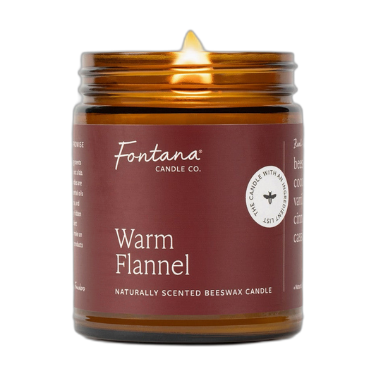 Warm Flannel Jar Candle by Fontana Candle Co