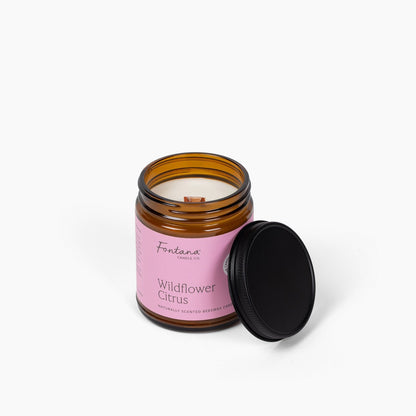 Wildflower Citrus Jar Candle by Fontana Candle Co
