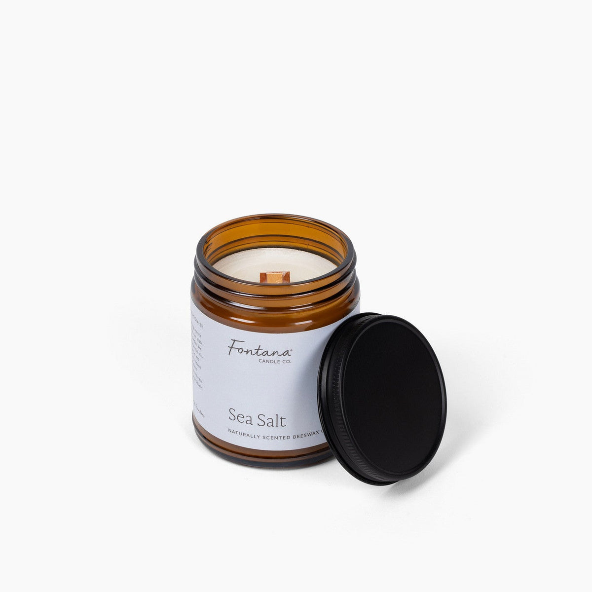 Sea Salt Jar Candle by Fontana Candle Co