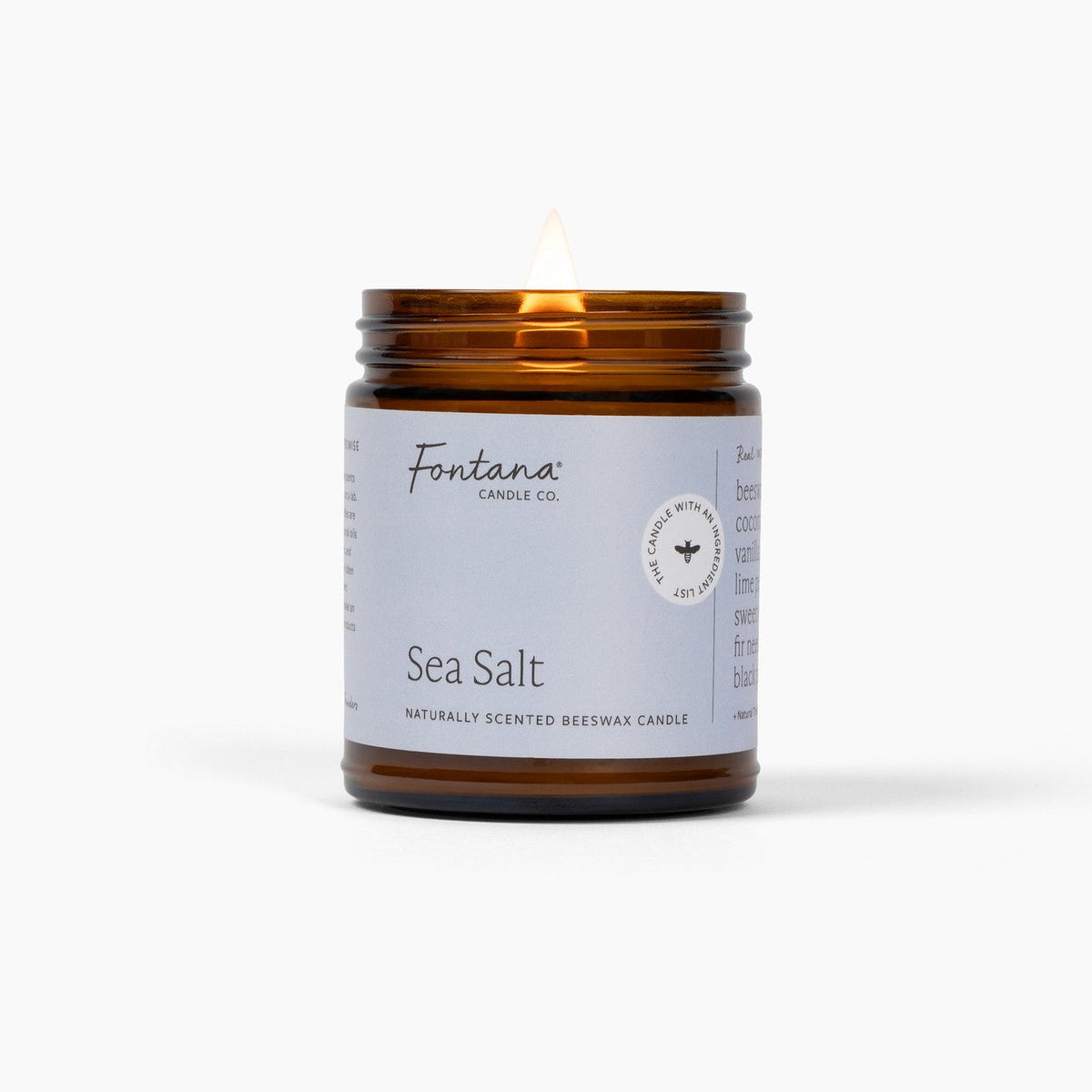Sea Salt Jar Candle by Fontana Candle Co