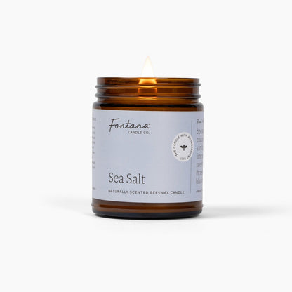 Sea Salt Jar Candle by Fontana Candle Co