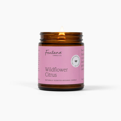 Wildflower Citrus Jar Candle by Fontana Candle Co