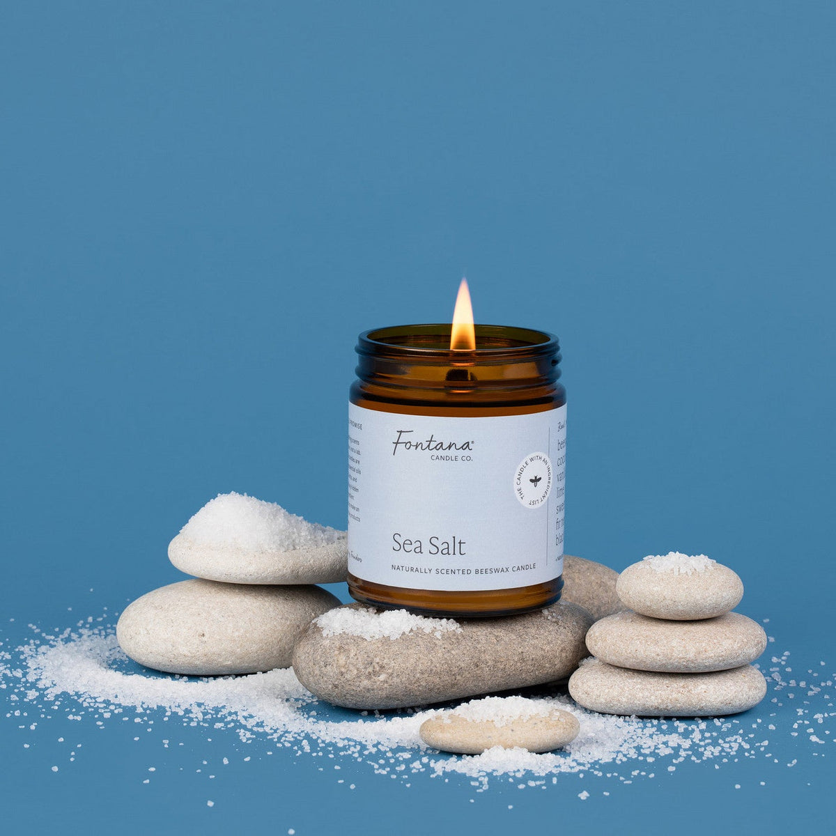 Sea Salt Jar Candle by Fontana Candle Co