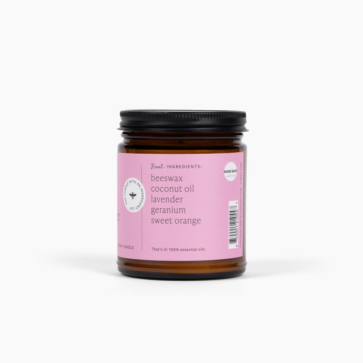 Wildflower Citrus Jar Candle by Fontana Candle Co